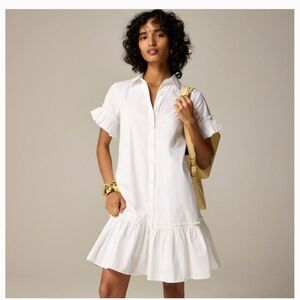 J. Crew Amelia shirt dress in cotton poplin